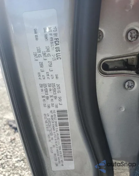 2015 Dodge Journey Crossroad из США, поврежденный, VIN 3C4PDCGG1FT621525